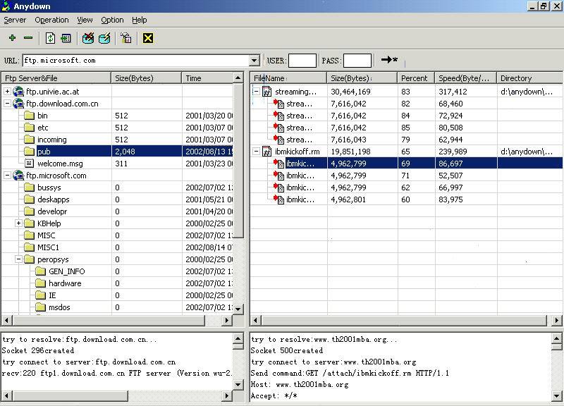 Anydown Screenshot